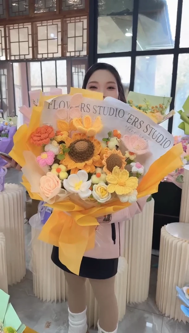 非遗手工花束，孤品清仓