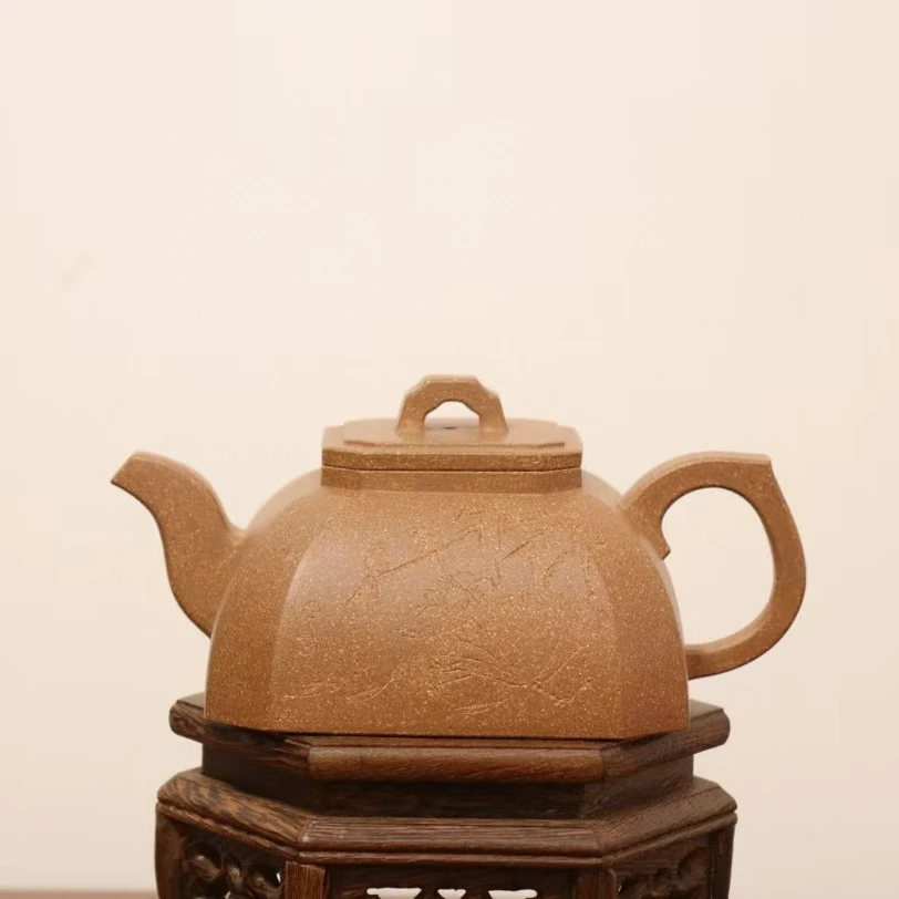 350cc左右 段泥隐桥  紫砂壶