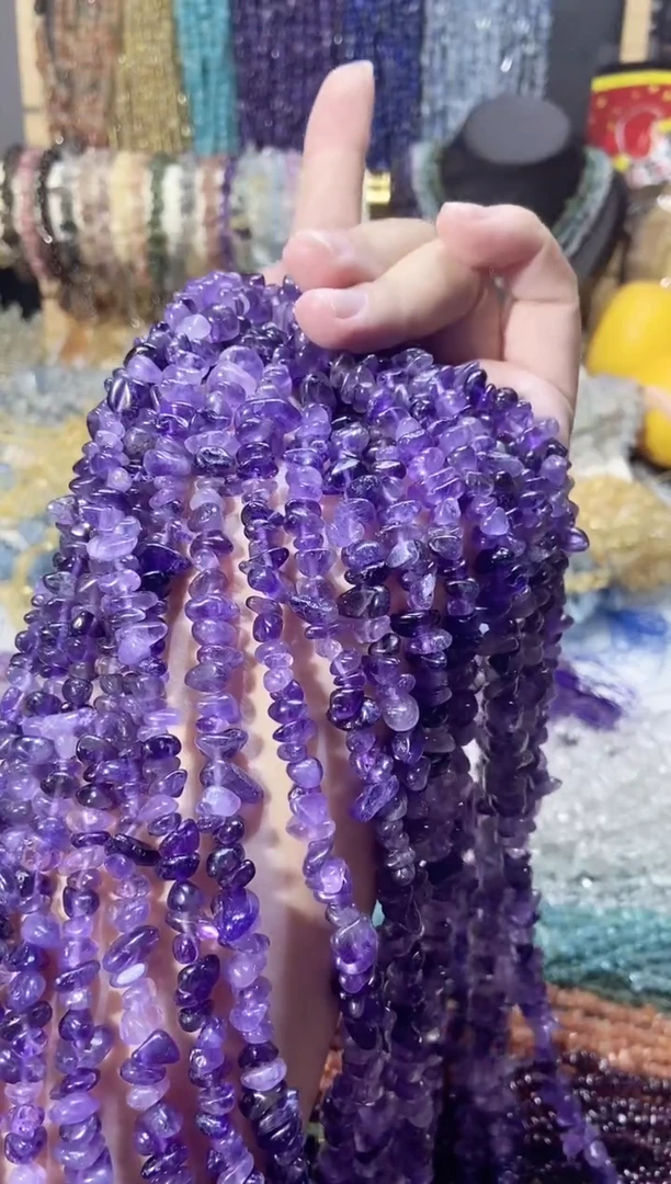 未镶嵌珠宝半成品水晶紫水晶