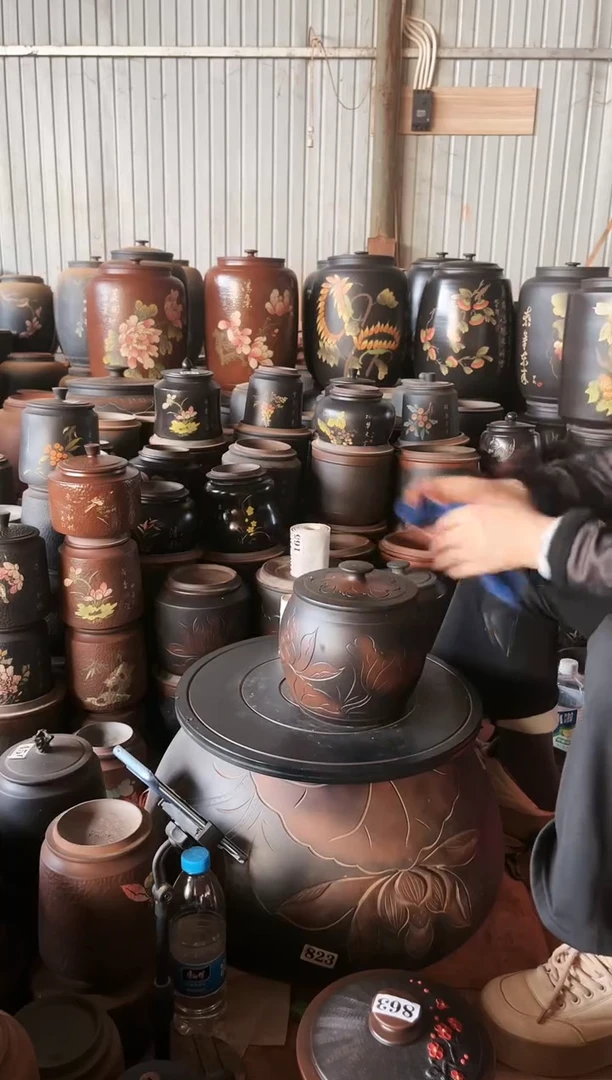 【闪购商品】壶完品 茶叶罐 腰鼓  荷花