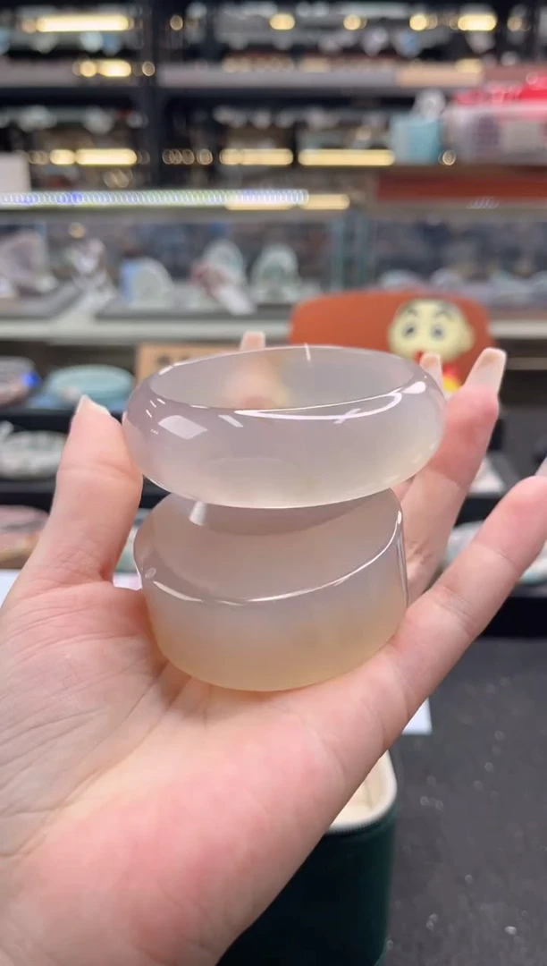 石英质玉手镯未镶嵌60圈口 （赠品镯心）3715481