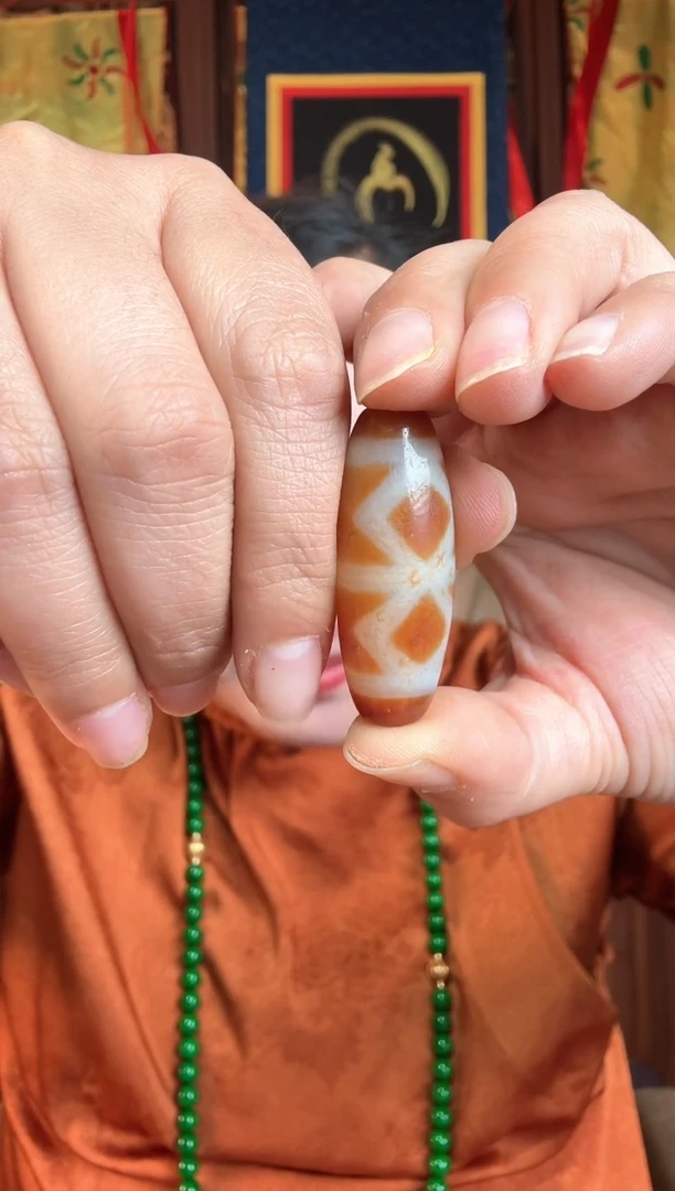 非金属无非金属无藏地红肉古珠