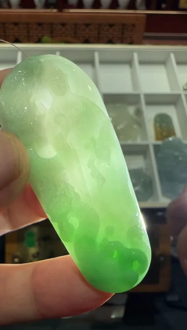 未镶嵌挂件翡翠A货翡翠多样性孤品