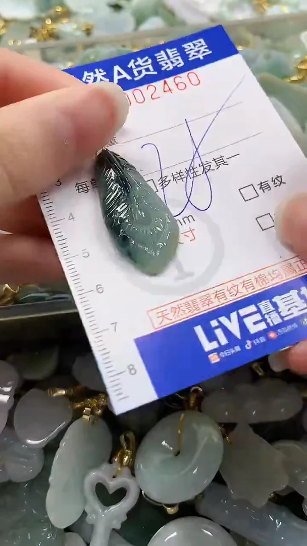 颈饰未镶嵌翡翠纯天然a货翡翠