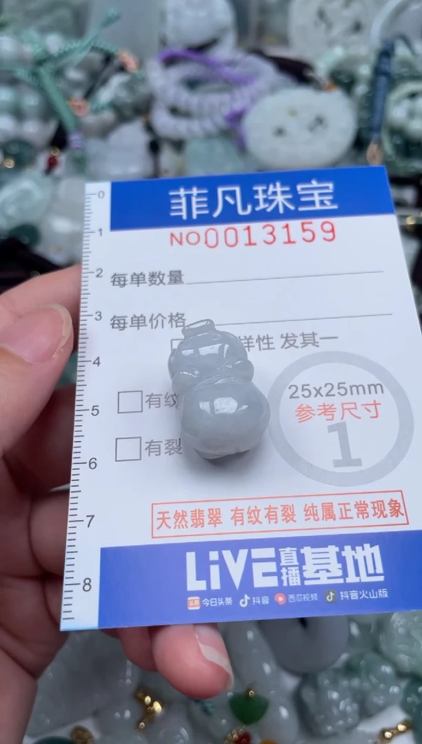 颈饰未镶嵌翡翠13159