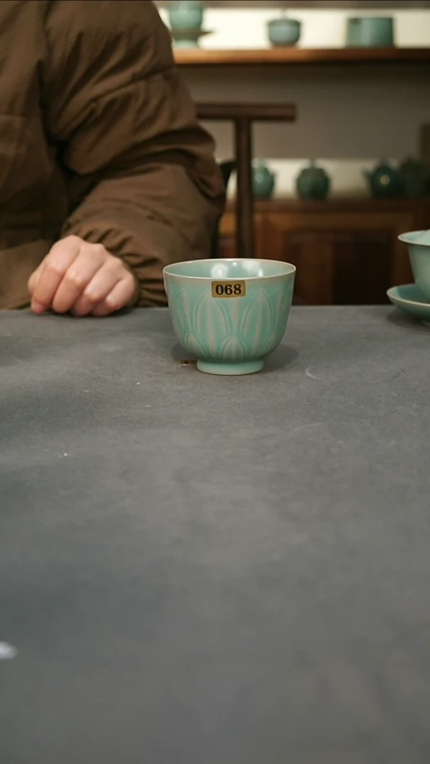 【闪购商品】君子汝瓷【莲瓣杯】一级068