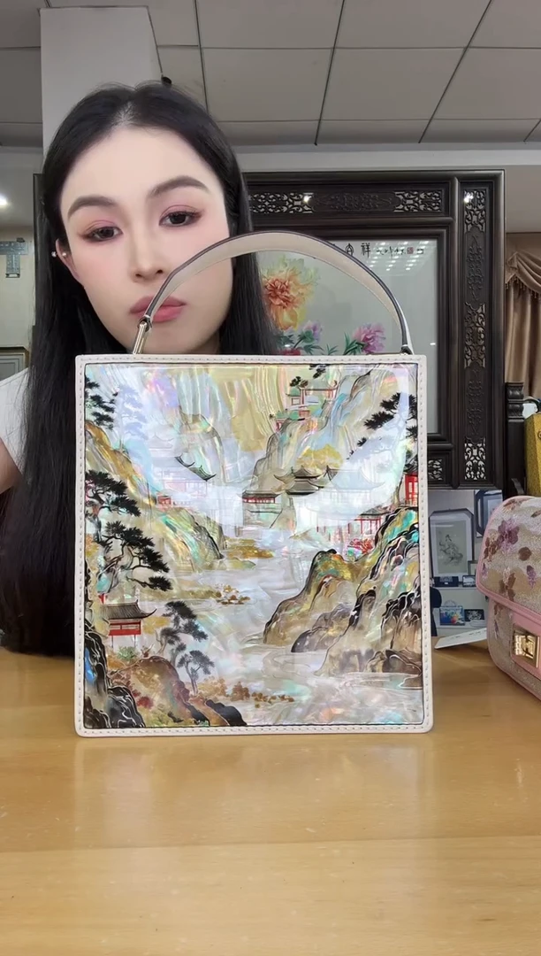 织物用****1望仙谷螺钿大手提包