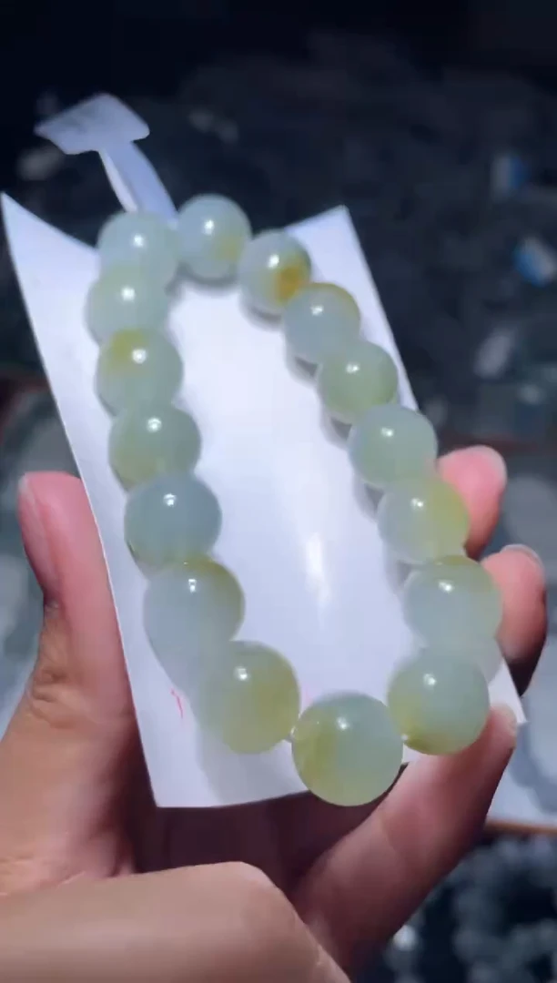 未镶嵌定制翡翠天然缅甸A货翡翠手串38