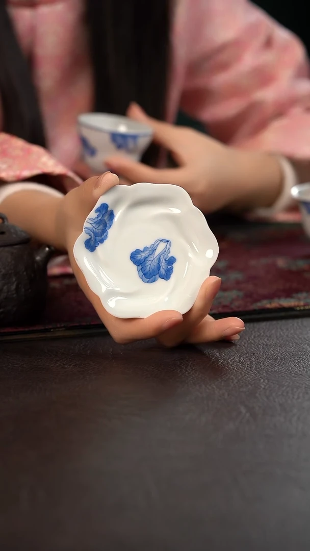 聚澜堂白菜花朵杯垫