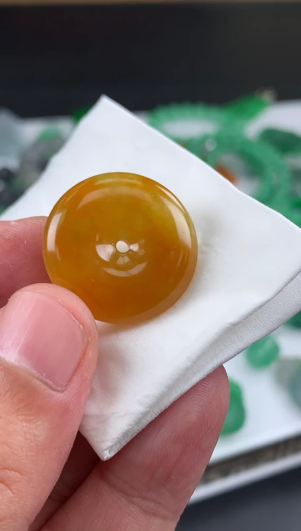 【闪购商品】定制翡翠未镶嵌平安扣