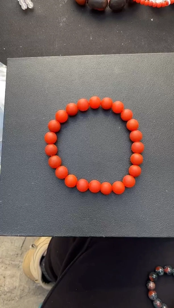 【闪购商品】南红玛瑙手串未镶嵌保山南红单圈手串H765