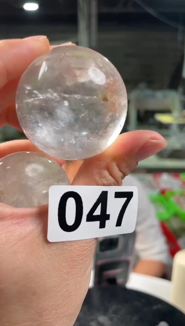 未镶嵌水晶大型摆件（非配饰）白水晶球多样性发其一047  42M