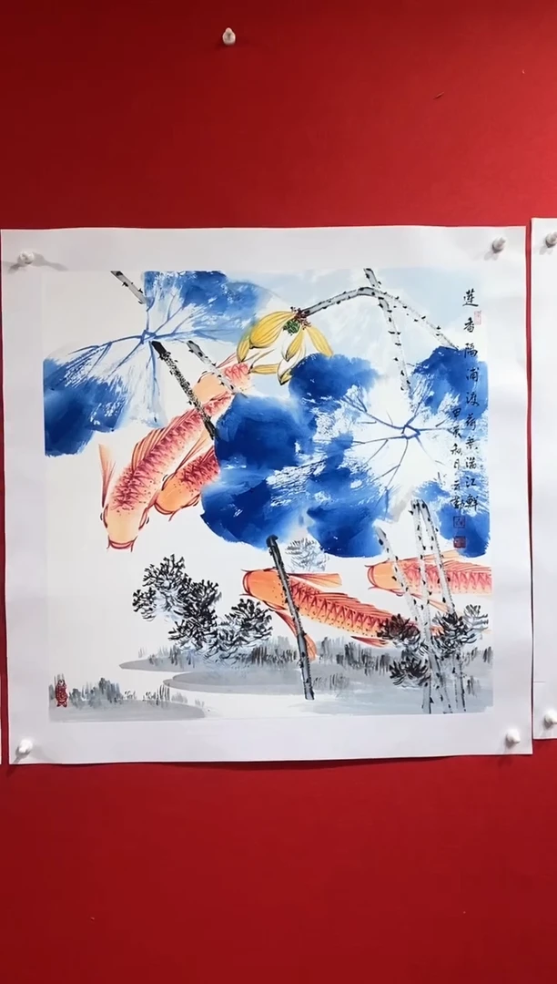 【闪购商品】国画NYQ雷牛云勤老师作品