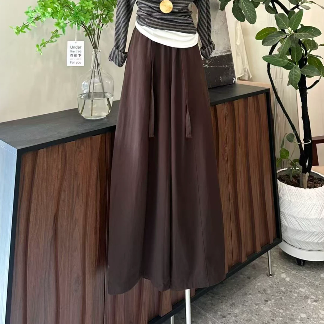 【垂感逸动】轻熟风慵懒感高腰显瘦休闲裤-88101