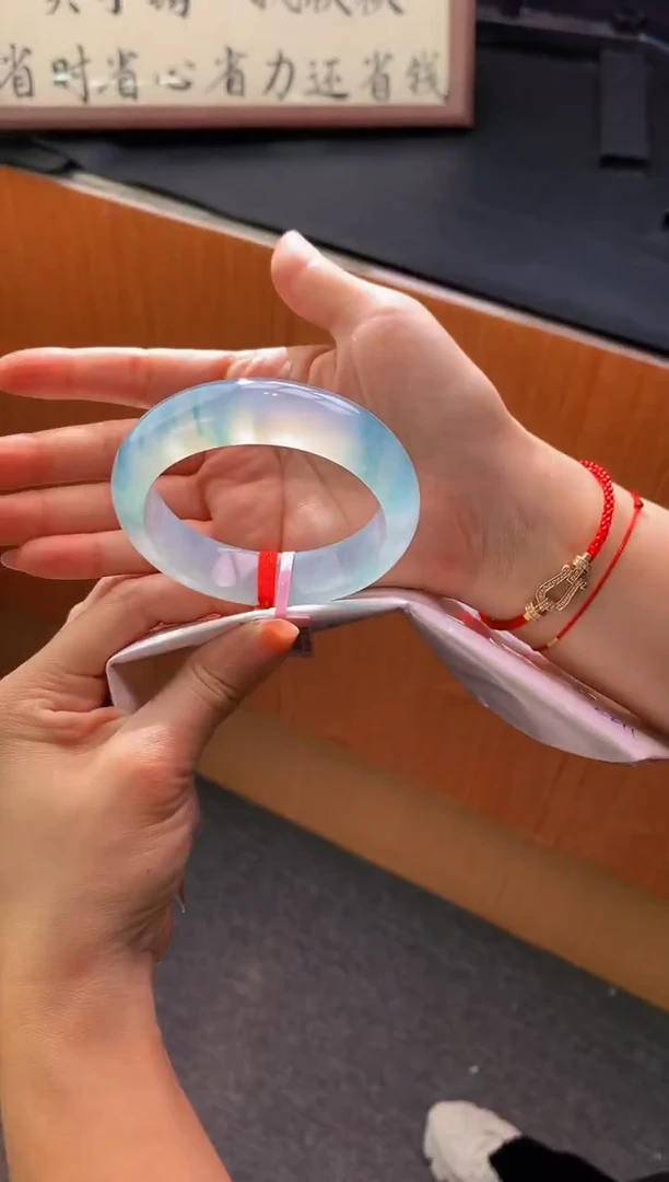 未镶嵌手镯翡翠-C211 圈口 57.4