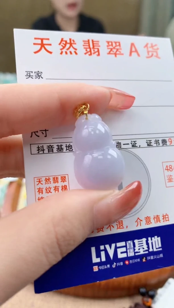 颈饰未镶嵌翡翠天然A货翡翠挂件