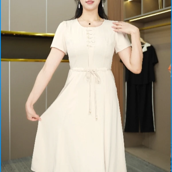 102-E夏季瘦身显瘦裙子