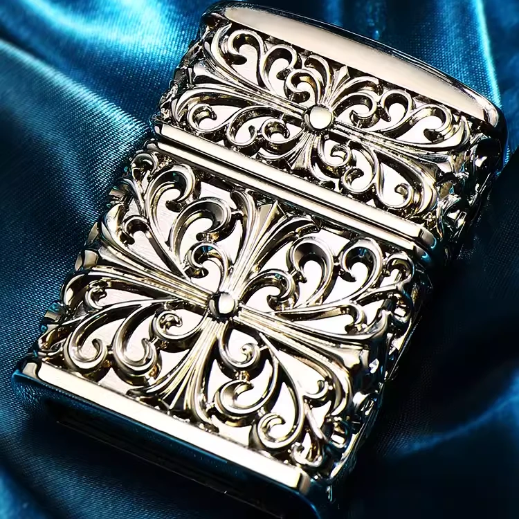 zippo打火机官方旗舰正品重盔甲克罗心之恋限定礼盒款送礼版高档