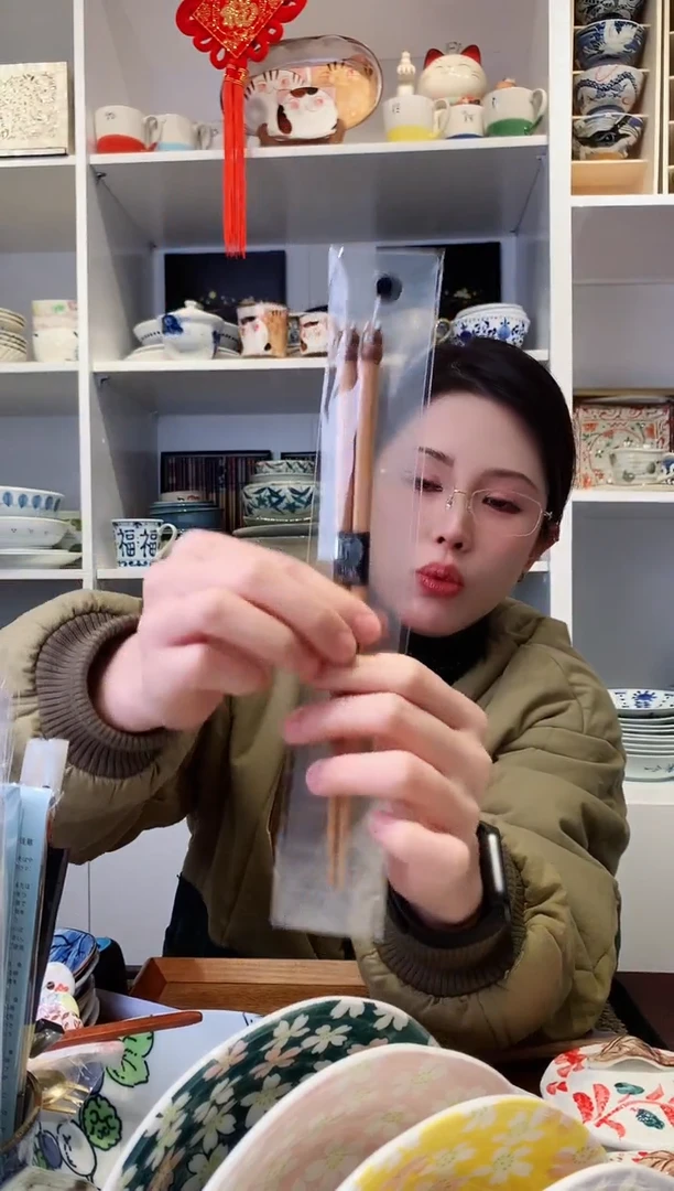 【闪购商品】不锈钢纯实木小熊筷子