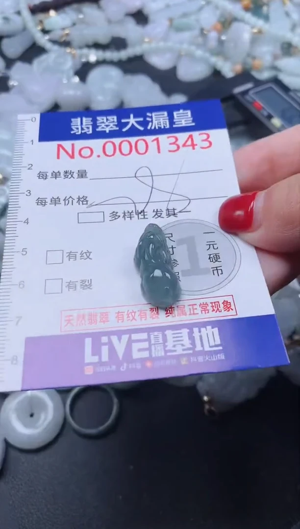 颈饰未镶嵌翡翠1343