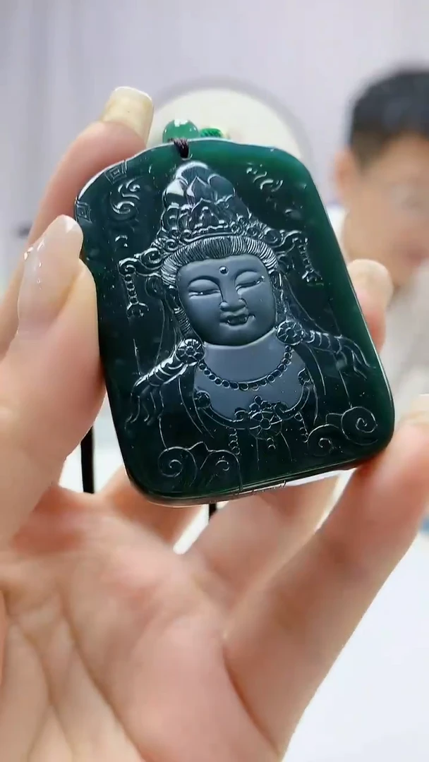 定制翡翠未镶嵌5158ms-毛货126观音