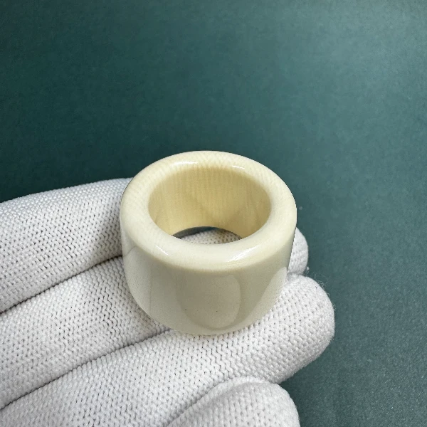 D1546天然猛犸牙猛犸素扳指支持鉴定假一罚四