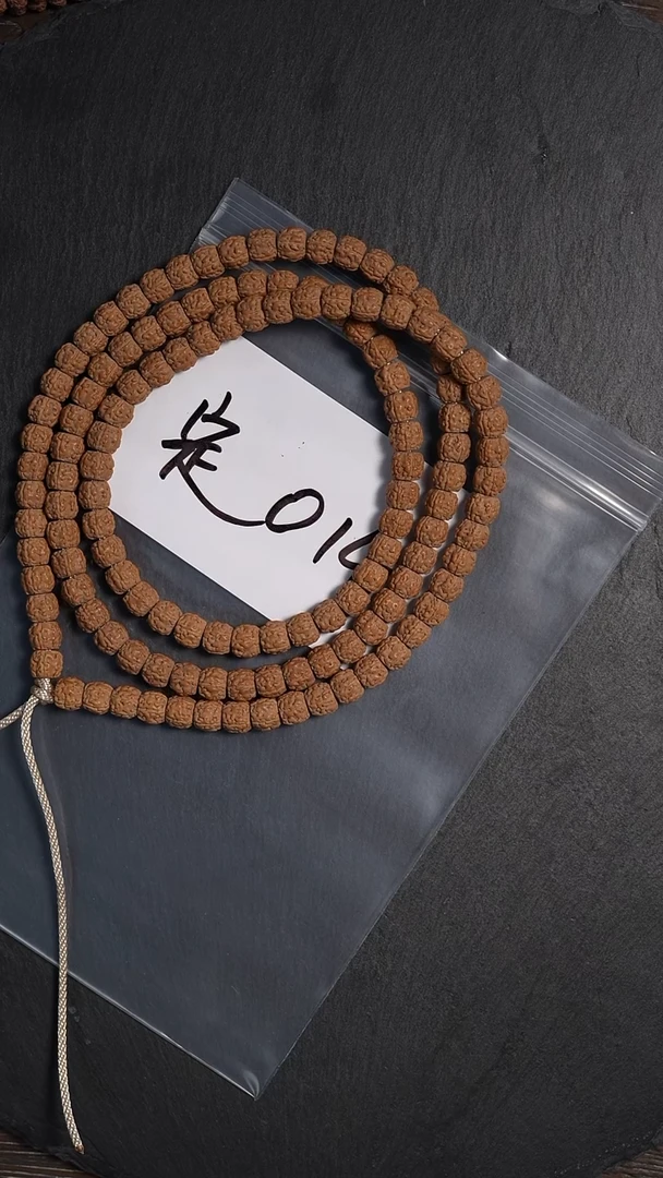 手串金刚菩提大**小【薈供】金刚菩提 藏切一代盘龙108长串 定闪014