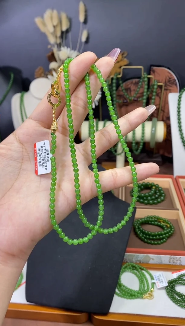 【闪购商品】和田玉（碧玉）颈饰未镶嵌4