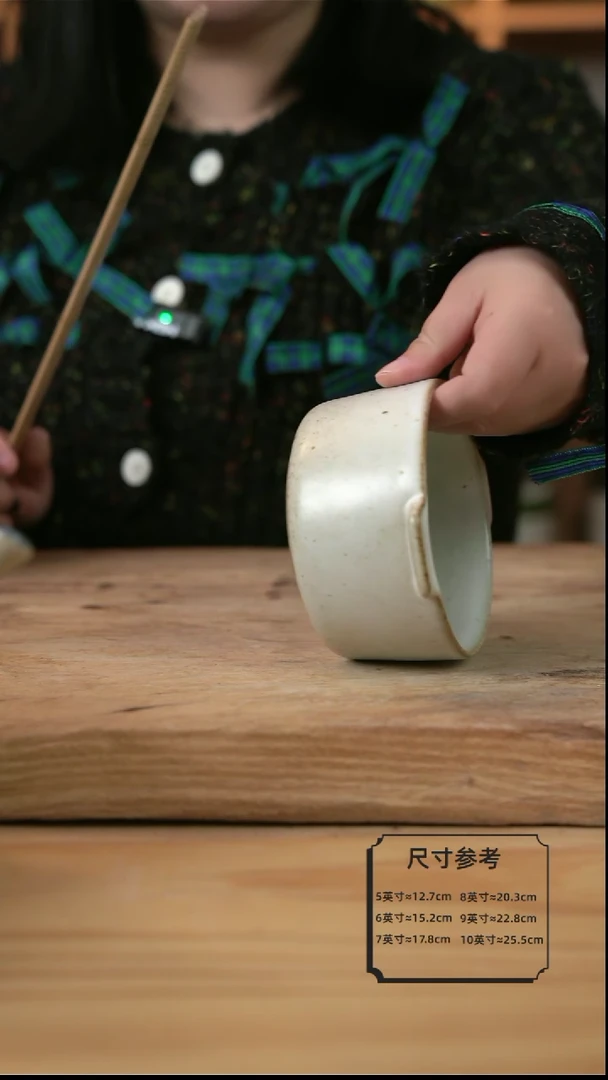 【闪购商品】奶奶系列的双耳早餐碗加勺子