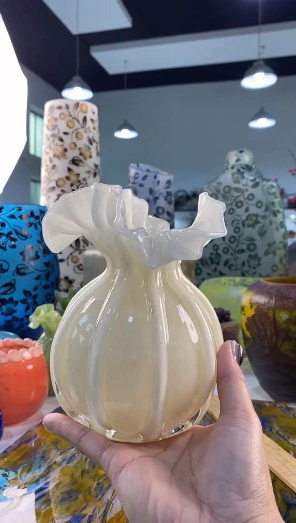 慕忆家手作琉璃花瓶