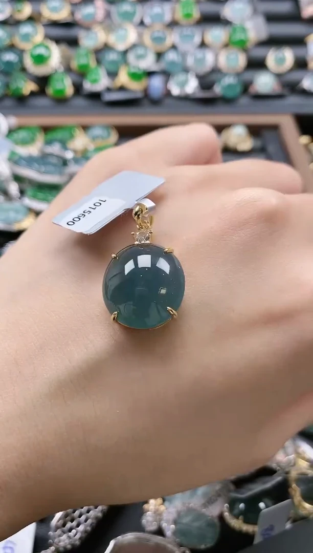 【闪购商品】翡翠戒指银S925镶嵌51511