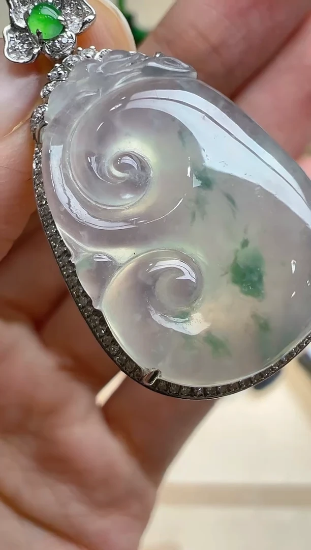 【闪购商品】翡翠吊坠(不含链)18K金镶嵌多样性团购发一件