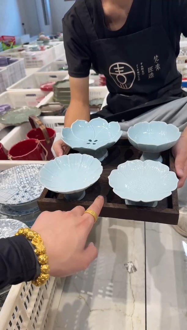 瓷片微瑕商品，介意勿拍-托盘