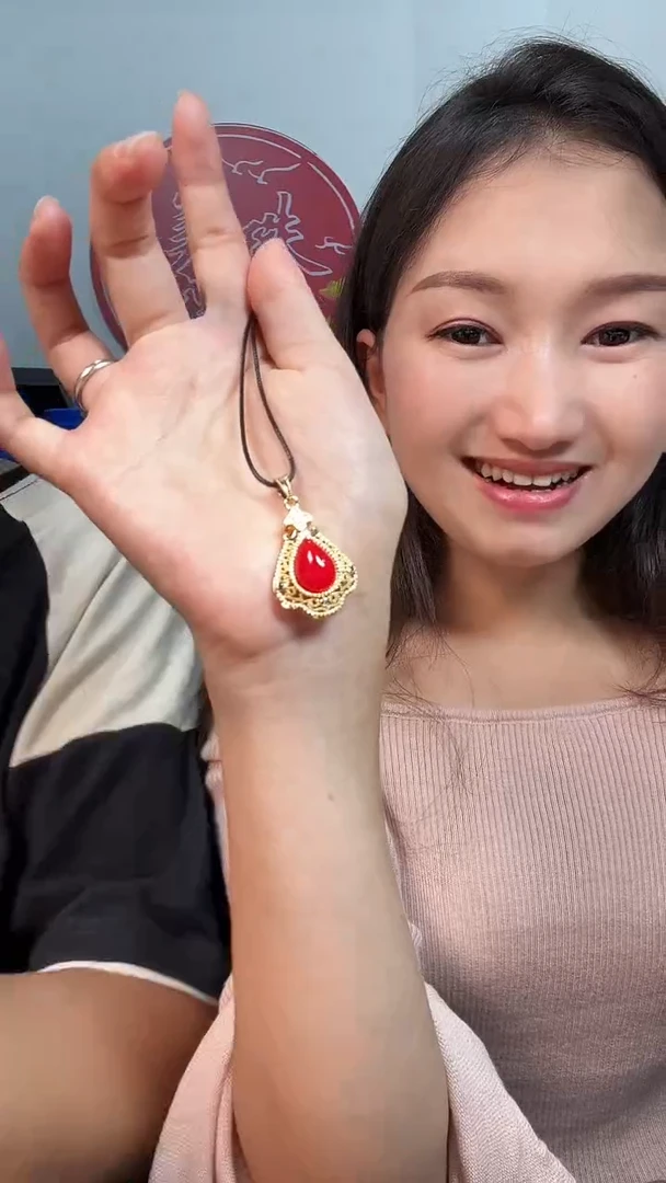 合金颈饰玛瑙/玉髓6206天然珠宝吊坠带绳多样性发一个