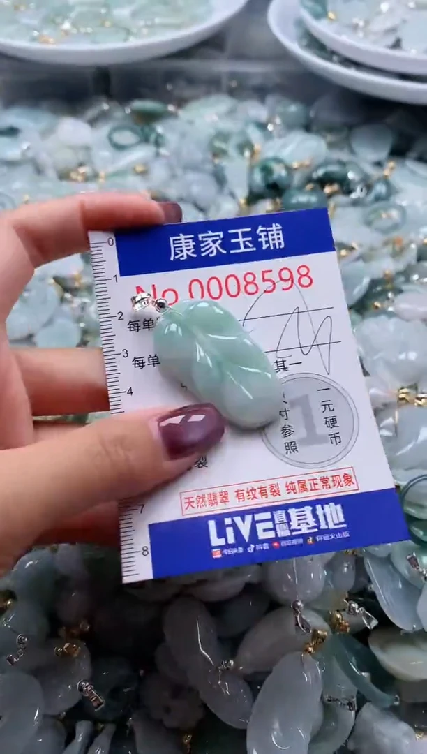 翡翠未镶嵌吊坠(不含链)8598