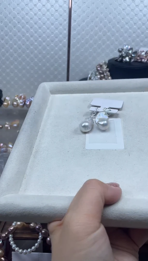 未镶嵌耳饰淡水珍珠【纯恬珍珠】