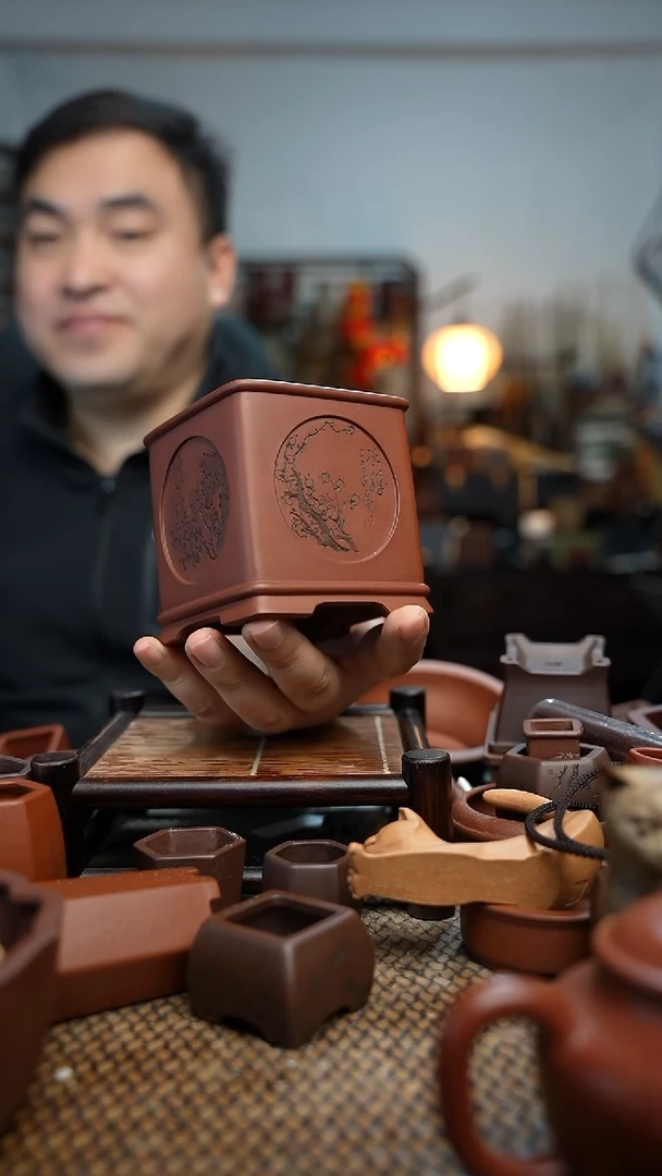 紫砂花盆峰*長木軒精品紫砂