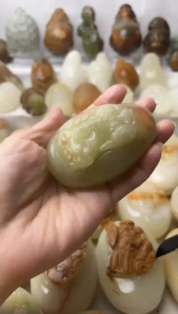 石材方解石棉纹正常不退换貔貅
