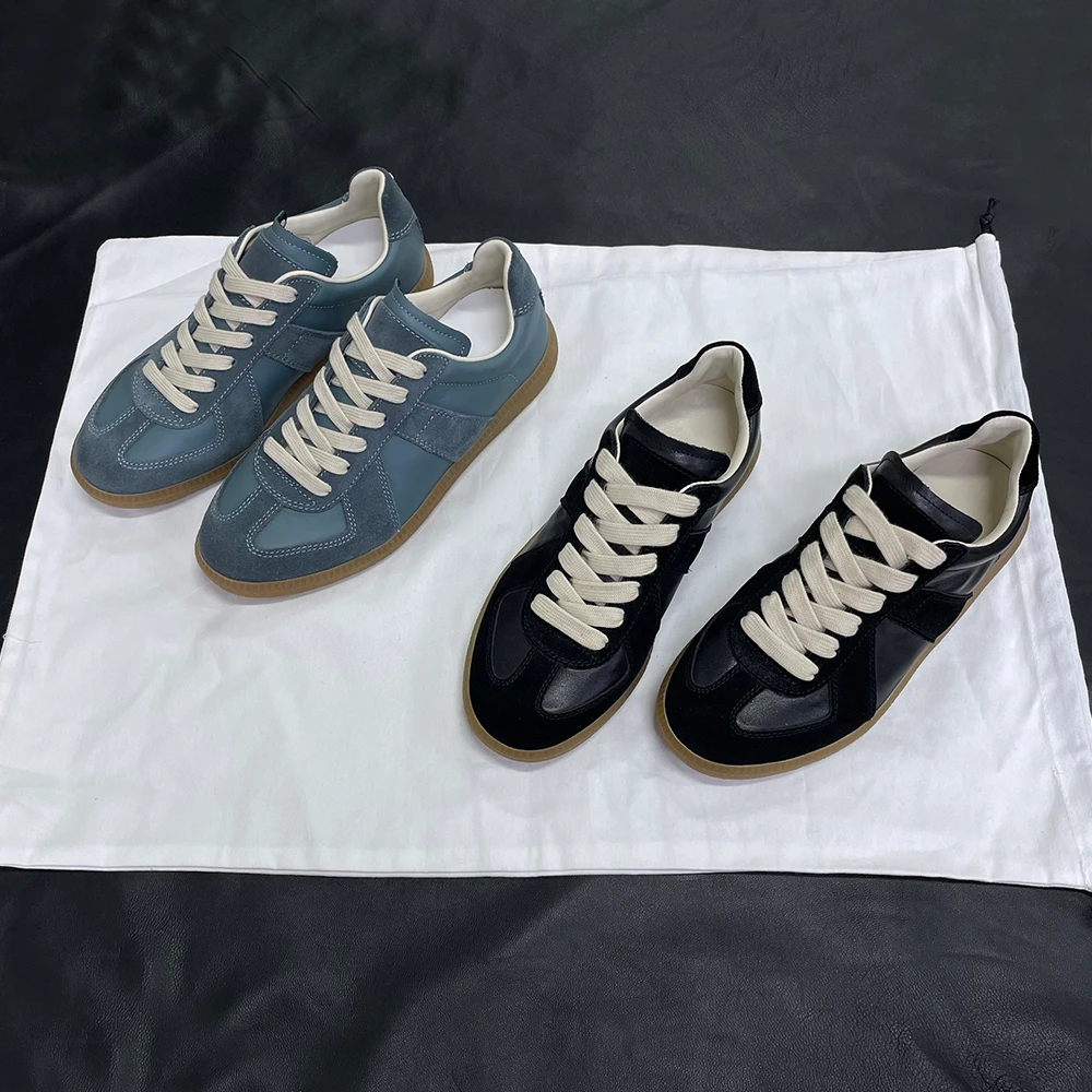 小天哥-德训鞋 经典复古低帮牛皮女士休闲阿甘鞋欧阳娜娜同款