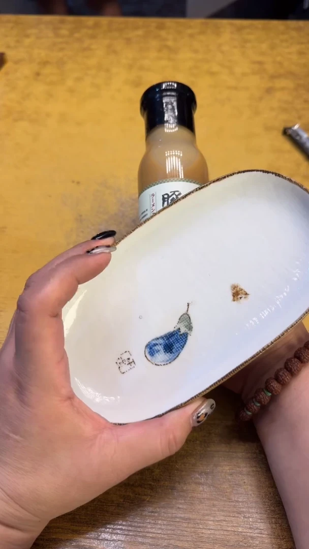 瓷器瓷器瑕疵破破88豚五件碗