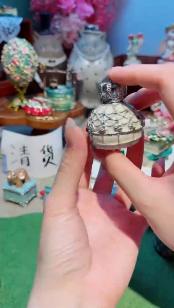 瓷片复古福利款珐琅彩首饰盒摆件送人自留