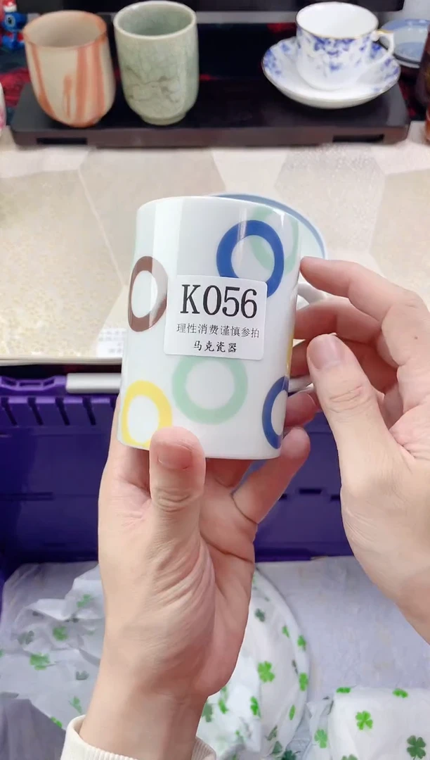 瓷片斗*玩                K056