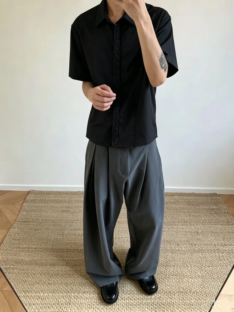某保139!cleanfit永生花衬衫男女
