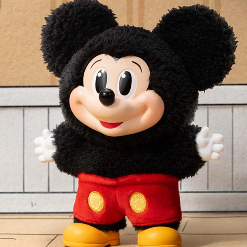 米奇家族萌在一起挂件系列搪胶