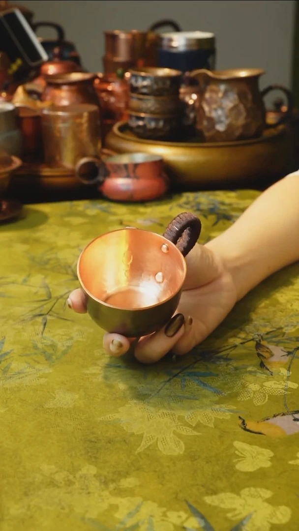 做旧色端把主人杯
