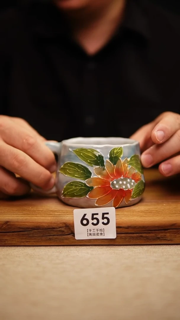 @@陶园瓷舍@@纯手工手绘@高温釉下彩