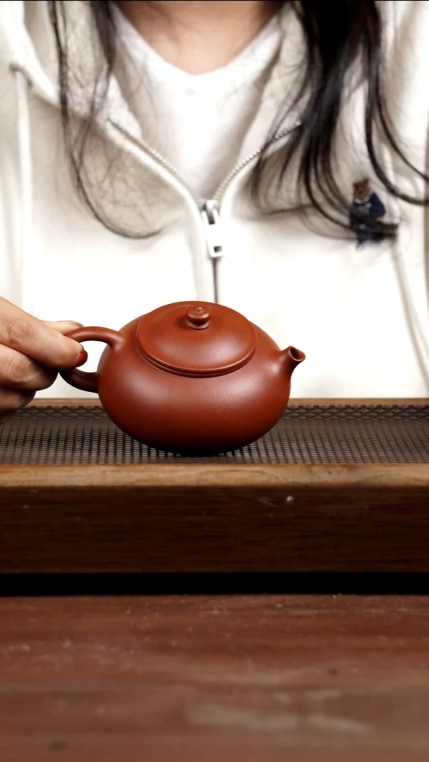 茶壶紫砂红沉香寒江200CC
