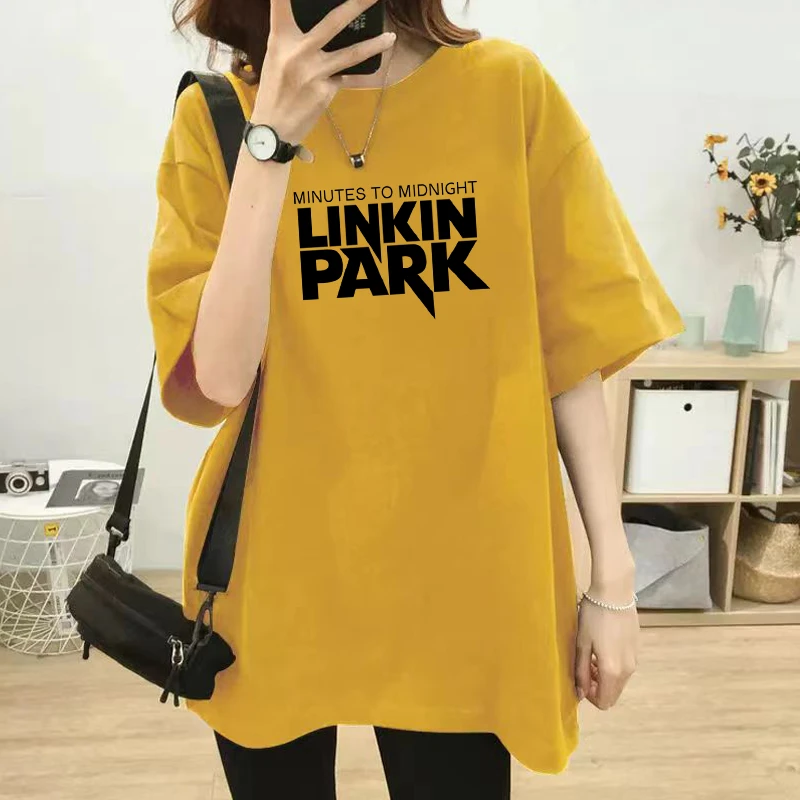 纯棉宽松短袖t恤女上衣2025夏季新款原宿风学生韩版百搭半袖体恤