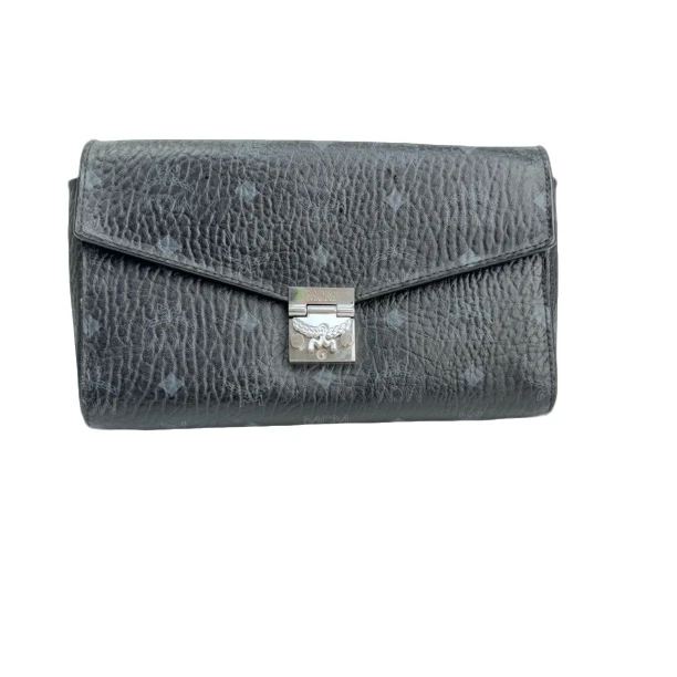 95新 MCM 奢品阁/MCM黑色斜挎包