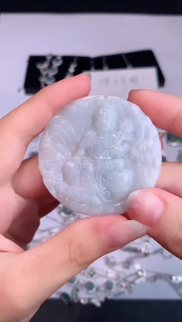 颈饰未镶嵌翡翠0芹0翡翠珠宝436